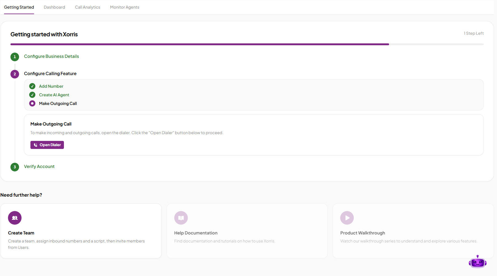 Direct call interface